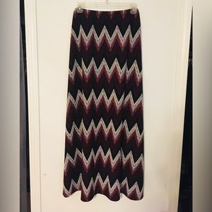 Cato Chevron Maxi Skirt - M